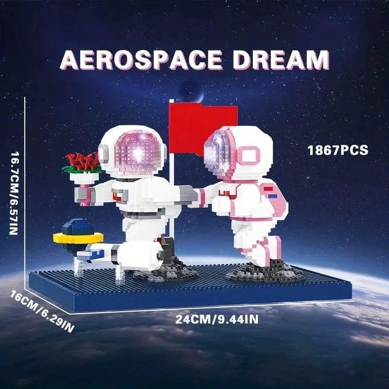  1867PCS Astronaut Building Block Spaceman Model Assembly Toys -  ToylandEU™