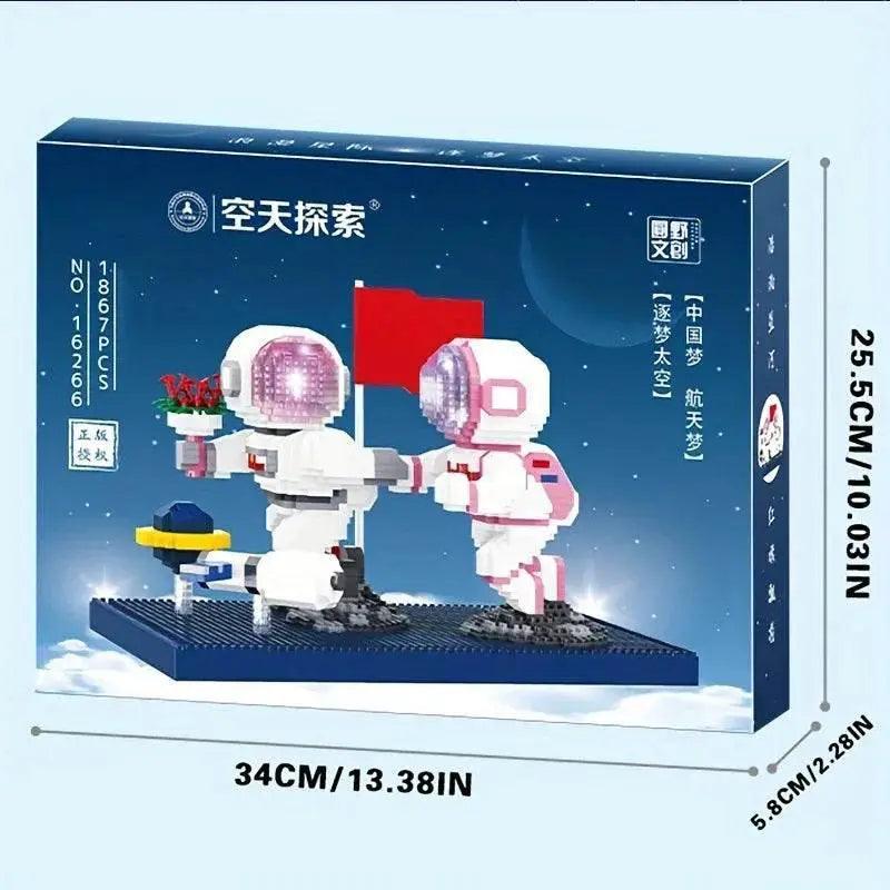  1867PCS Astronaut Building Block Spaceman Model Assembly Toys -  ToylandEU™