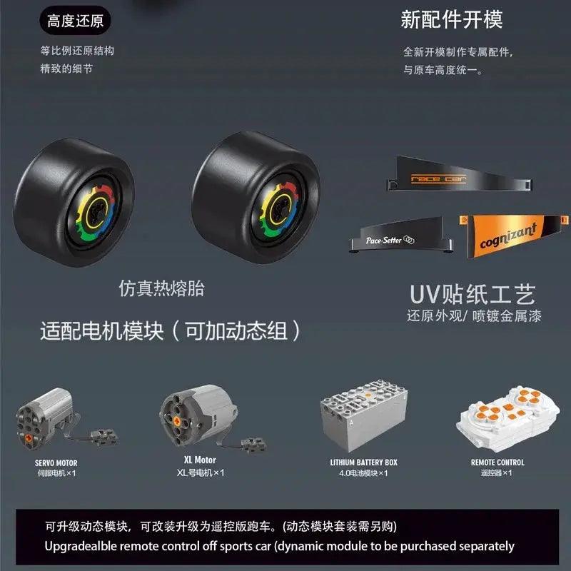  RC Electric Sports Car Building Blocks Kit 2055 Pieces -  ToylandEU™