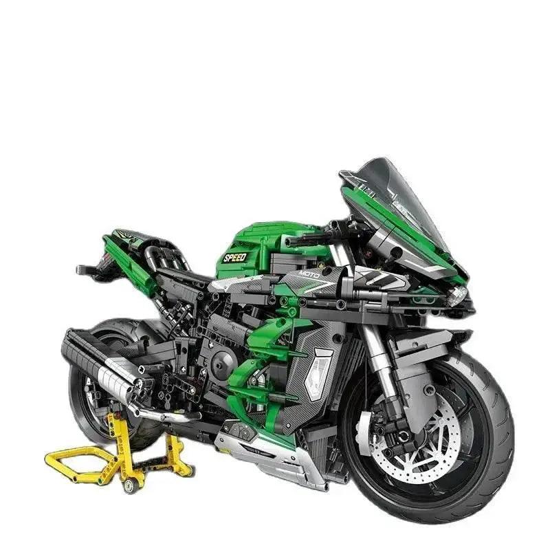  MOC 2088PCS H2 SX Motorcycle Building Blocks City Racing Model -  ToylandEU™