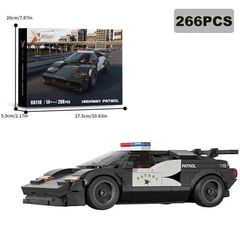  MOC 266PCS City Patrol Police Car Building Blocks Toy Gift -  ToylandEU™