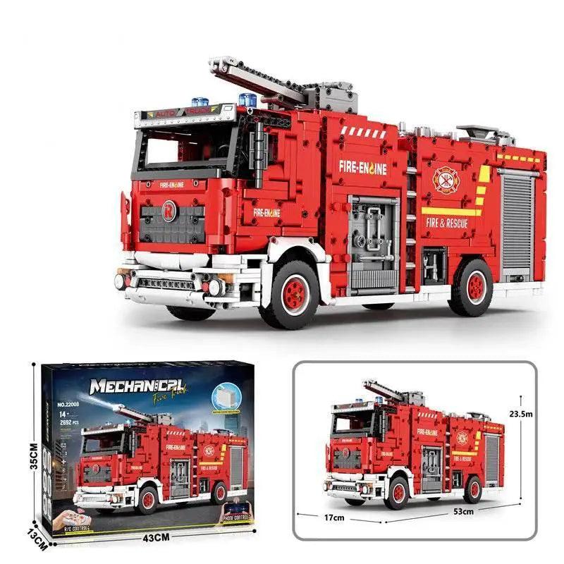  MOC 2692PCS City Water Jet Fire Truck Building Blocks MOC Model -  ToylandEU™