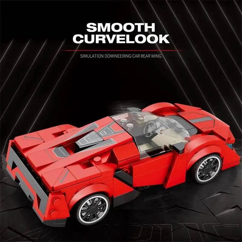  301PCS Red Sports Car Building Block Creative Vehicle Model -  ToylandEU™