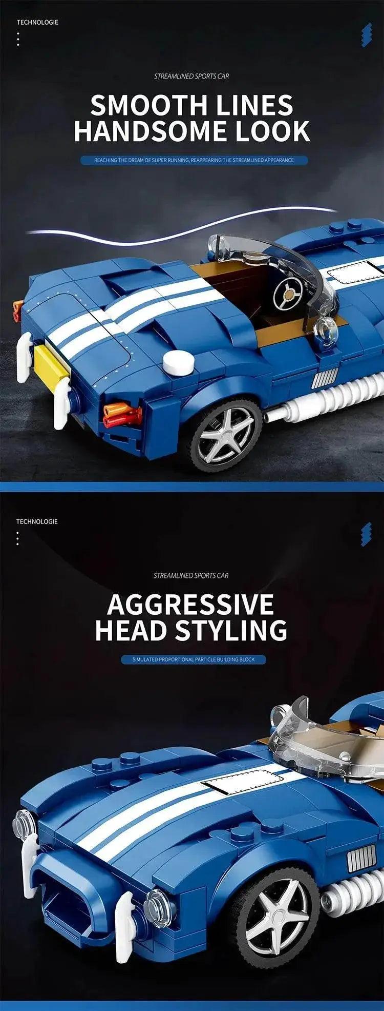  312PCS AC COBRA Car Building Block Set For Kids Gifts -  ToylandEU™
