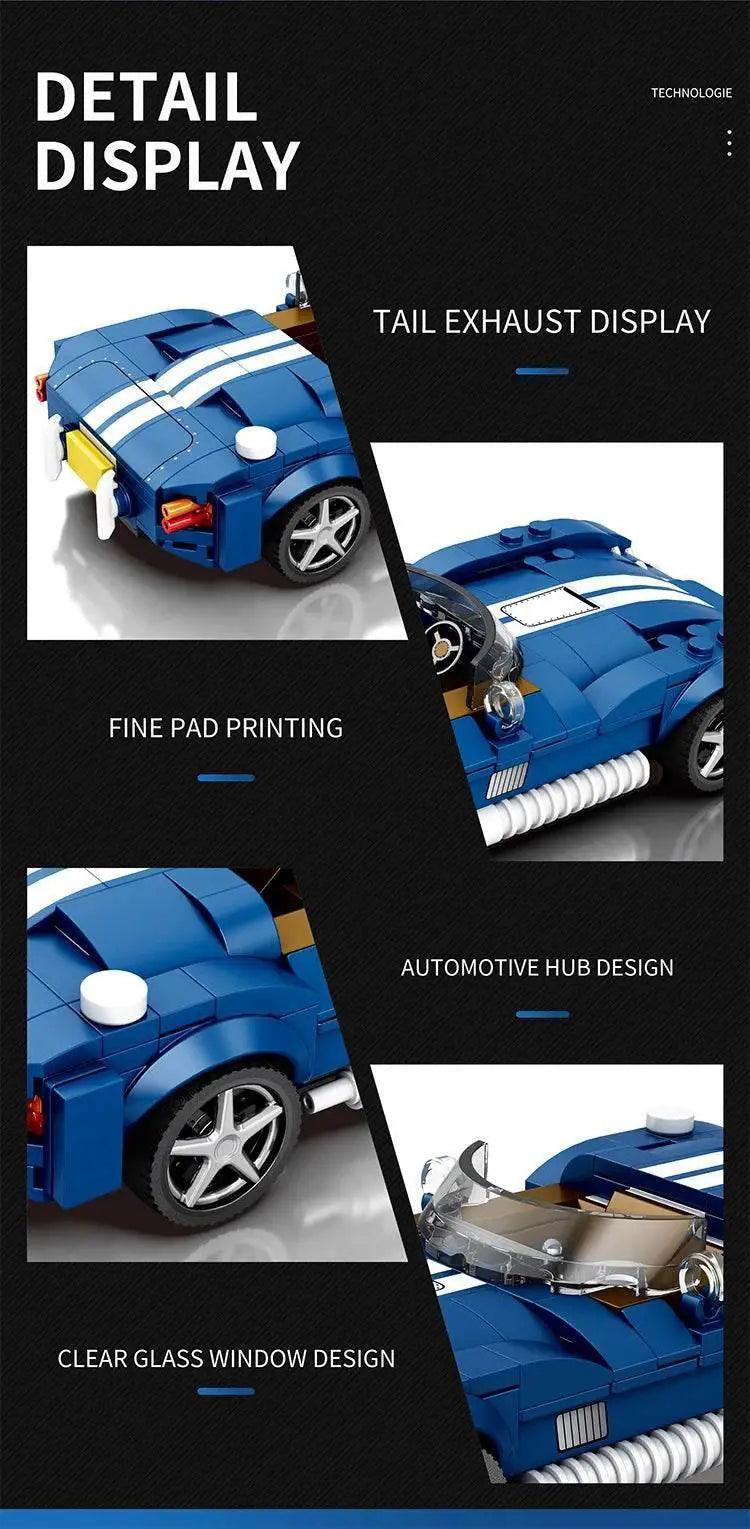  312PCS AC COBRA Car Building Block Set For Kids Gifts -  ToylandEU™