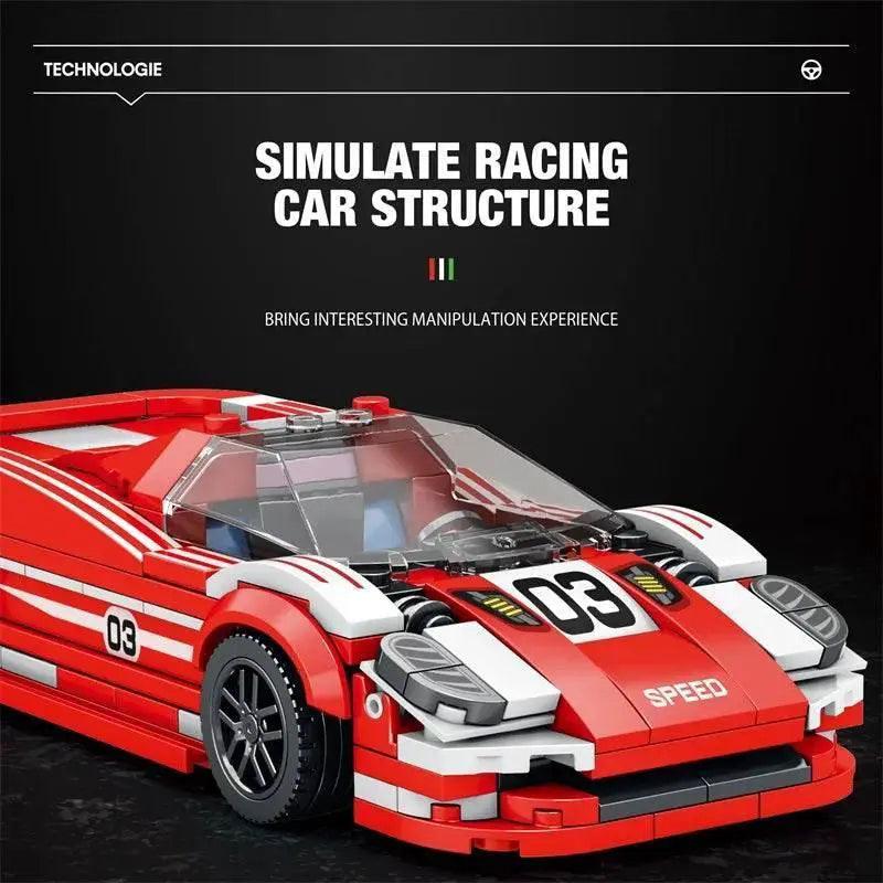  MOC 355PCS City Champion Sport Car Vehicle Building Blocks Toys -  ToylandEU™