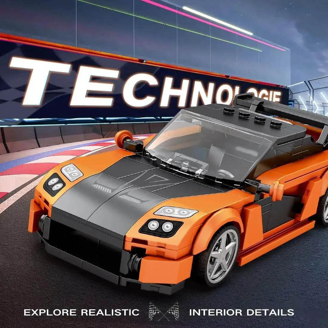  367PCS RX7 Sports Car Building Block Creative City Vehicle -  ToylandEU™
