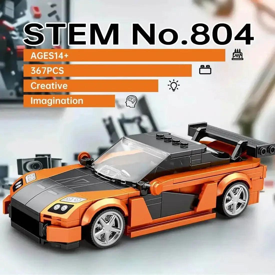  367PCS RX7 Sports Car Building Block Creative City Vehicle -  ToylandEU™