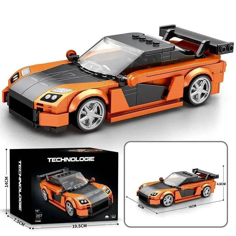  367PCS RX7 Sports Car Building Block Creative City Vehicle -  ToylandEU™