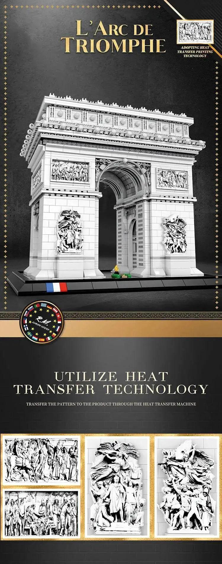  MOC 3718PCS Arc de Triomphe Model Building Blocks for Kids -  ToylandEU™