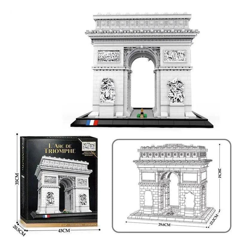  MOC 3718PCS Arc de Triomphe Model Building Blocks for Kids -  ToylandEU™