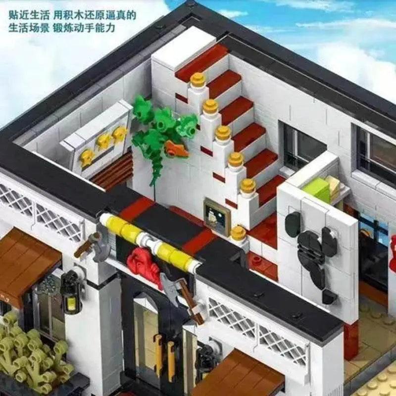  MOC 4132PCS Seafood Restaurant Model Building Blocks Creative City -  ToylandEU™
