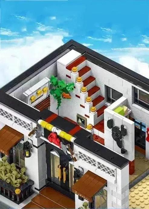  MOC 4132PCS Seafood Restaurant Model Building Blocks Creative City -  ToylandEU™