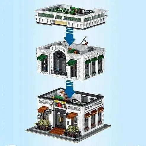  MOC 4132PCS Seafood Restaurant Model Building Blocks Creative City -  ToylandEU™