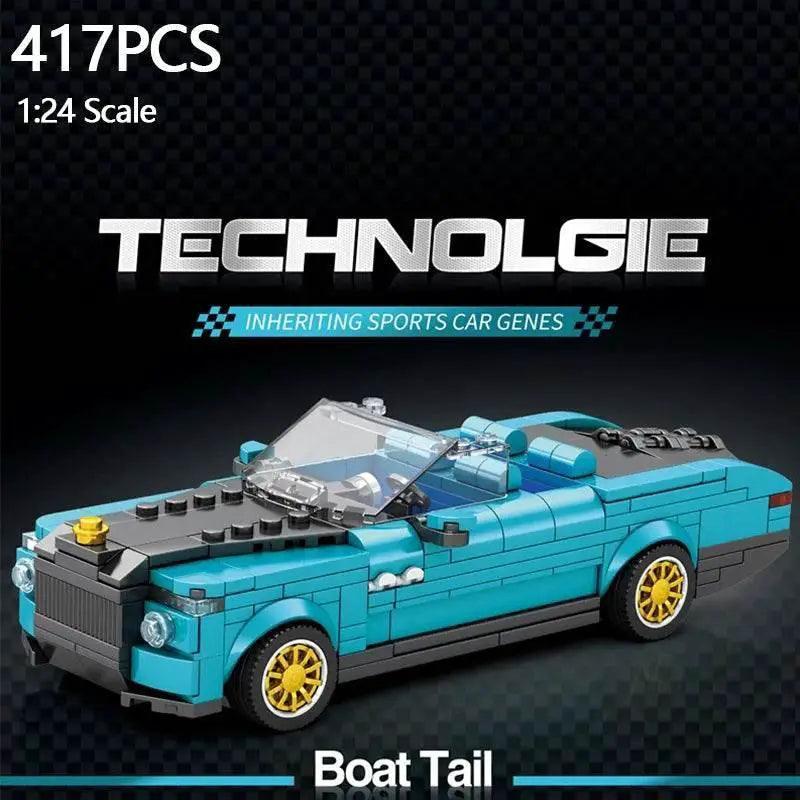  MOC 417PCS Retro Luxury Cars Model Building Blocks 1:24 Scale -  ToylandEU™