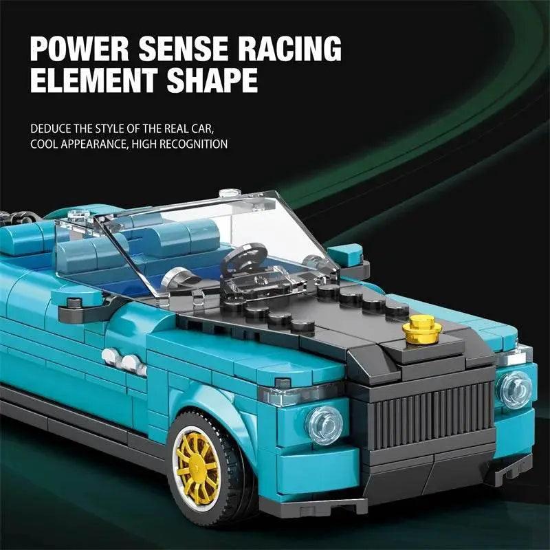  MOC 417PCS Retro Luxury Cars Model Building Blocks 1:24 Scale -  ToylandEU™