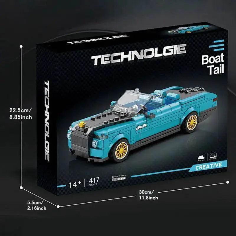  MOC 417PCS Retro Luxury Cars Model Building Blocks 1:24 Scale -  ToylandEU™