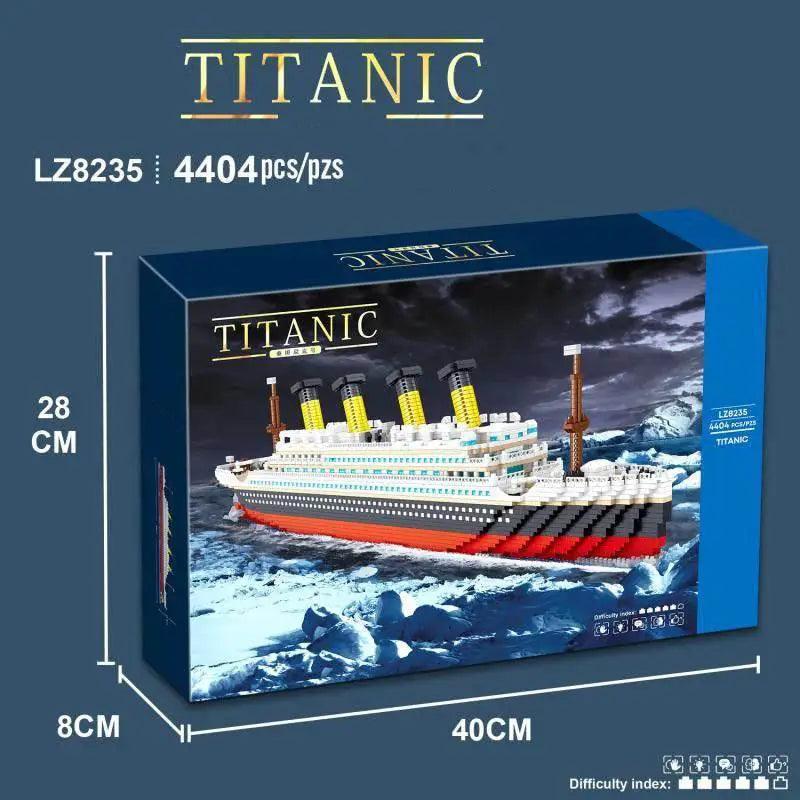  MOC 4404PCS Titanic Building Blocks Mini Cruise Ship Model Toys -  ToylandEU™
