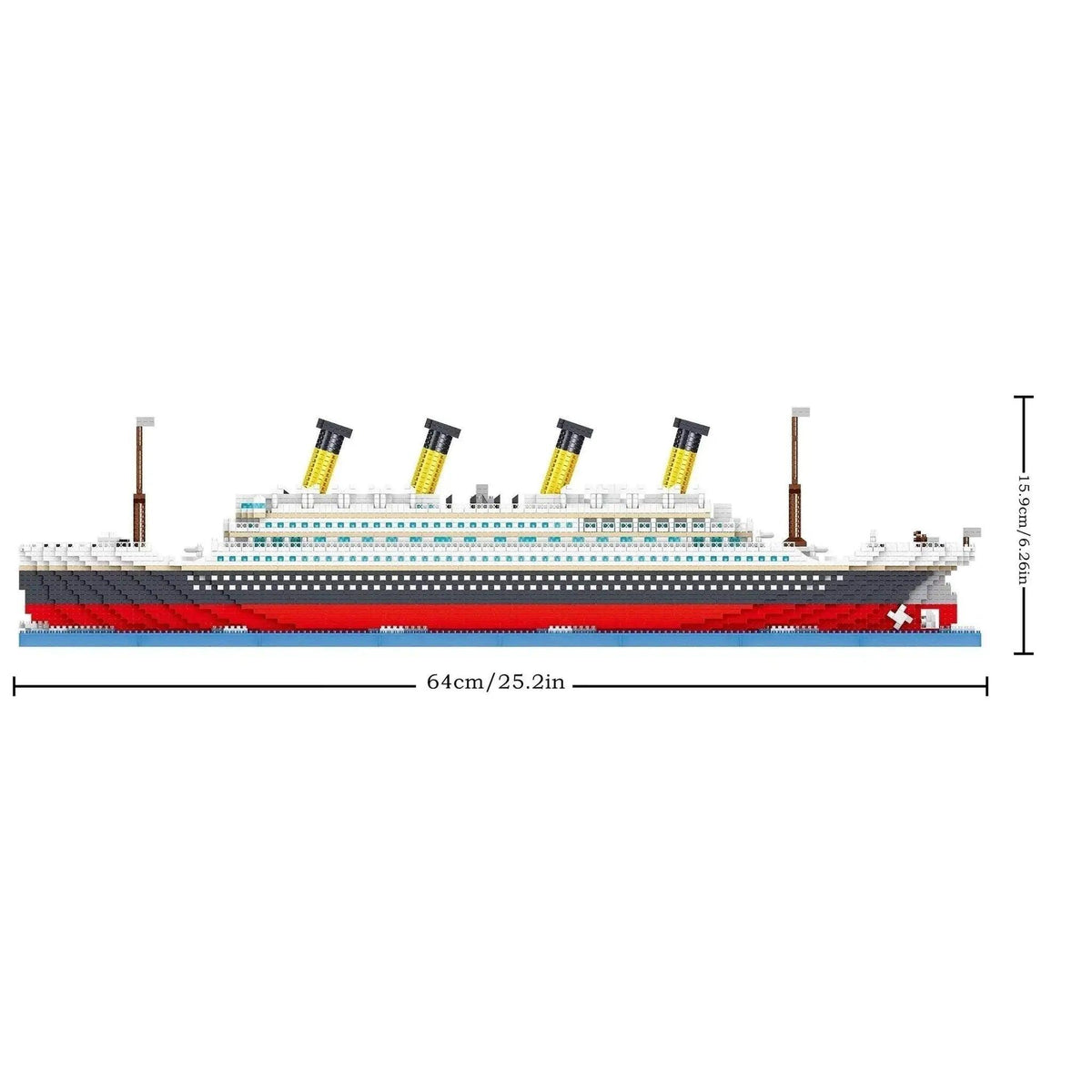 MOC 4404PCS Titanic Building Blocks Mini Cruise Ship Model Toys -  ToylandEU™