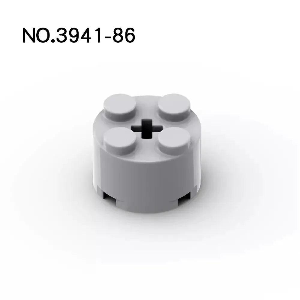  Lego Compatible Round Brick 2x2 With Axle Hole 50 Pcs -  ToylandEU™