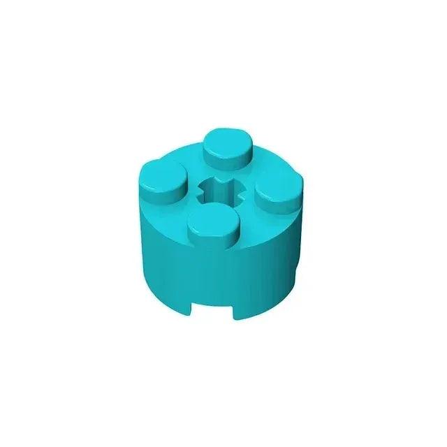  Lego Compatible Round Brick 2x2 With Axle Hole 50 Pcs -  ToylandEU™