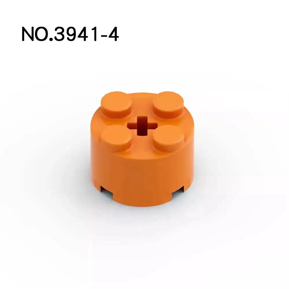  Lego Compatible Round Brick 2x2 With Axle Hole 50 Pcs -  ToylandEU™