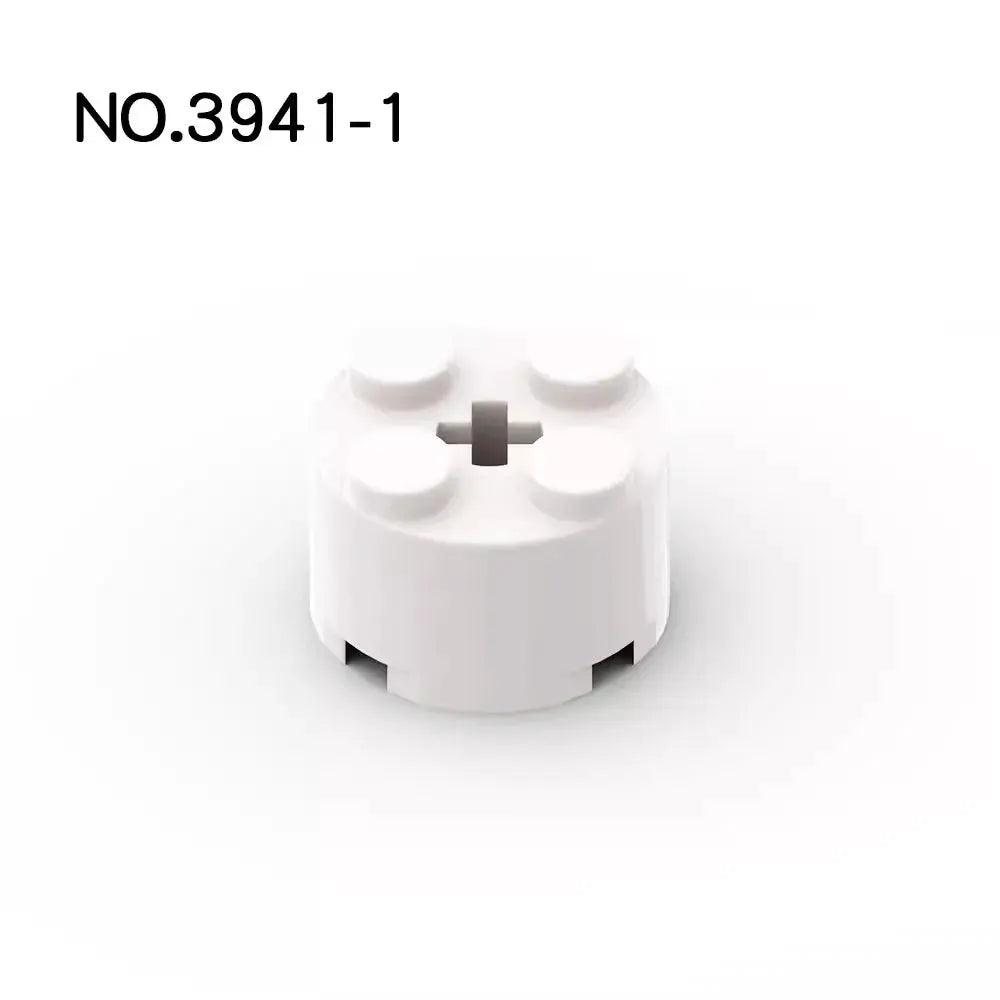  Lego Compatible Round Brick 2x2 With Axle Hole 50 Pcs -  ToylandEU™