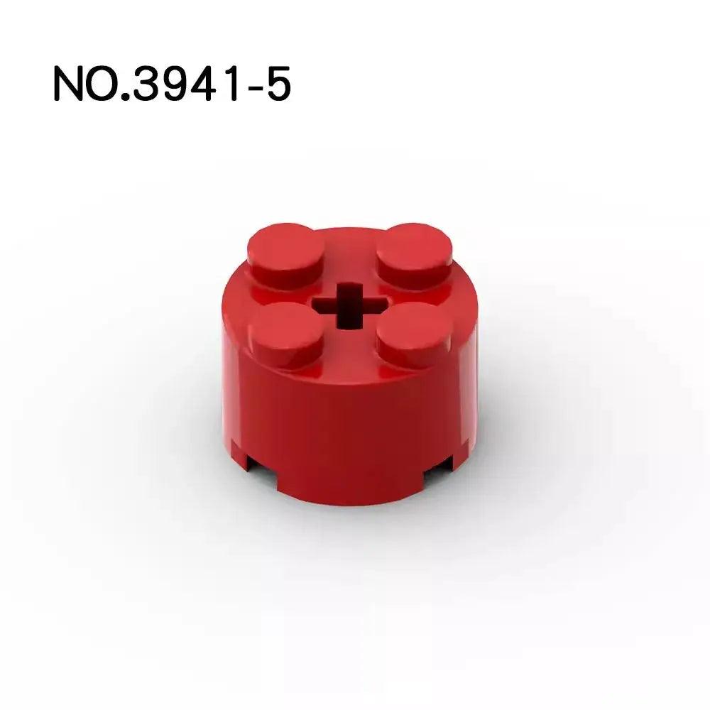 Lego Compatible Round Brick 2x2 With Axle Hole 50 Pcs -  ToylandEU™
