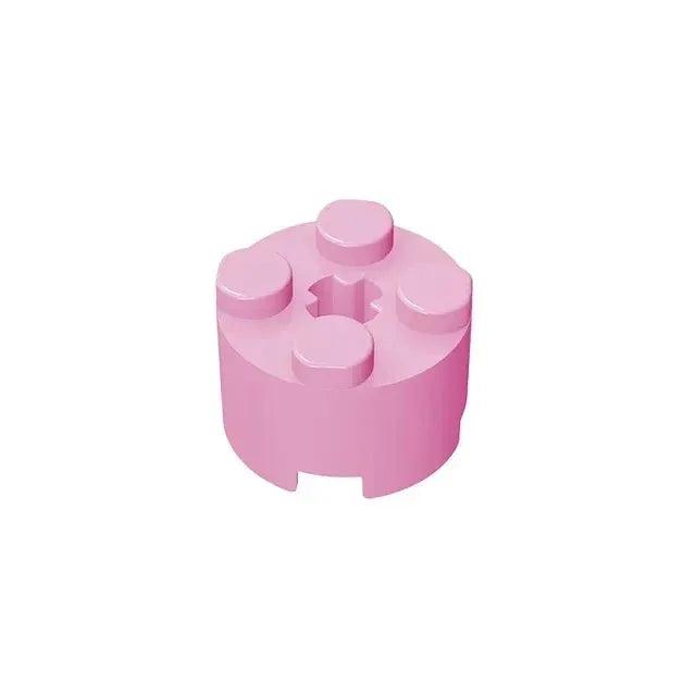  Lego Compatible Round Brick 2x2 With Axle Hole 50 Pcs -  ToylandEU™