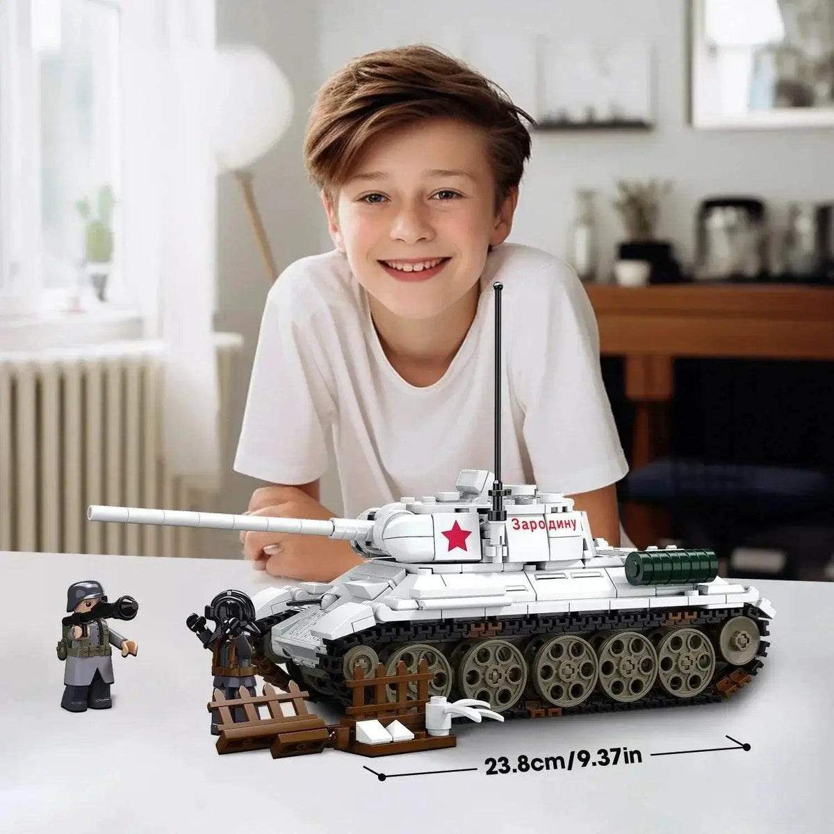  MOC 518PCS T34-85 Tank Building Blocks Set Educational Toys -  ToylandEU™
