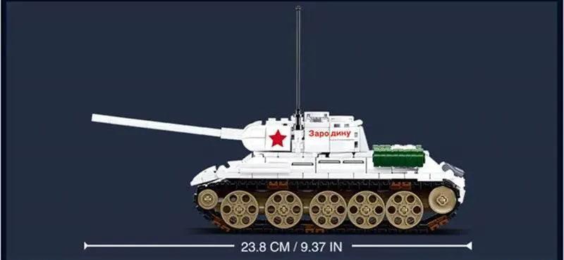  MOC 518PCS T34-85 Tank Building Blocks Set Educational Toys -  ToylandEU™