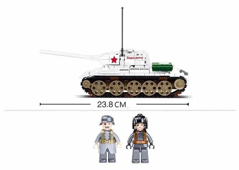  MOC 518PCS T34-85 Tank Building Blocks Set Educational Toys -  ToylandEU™