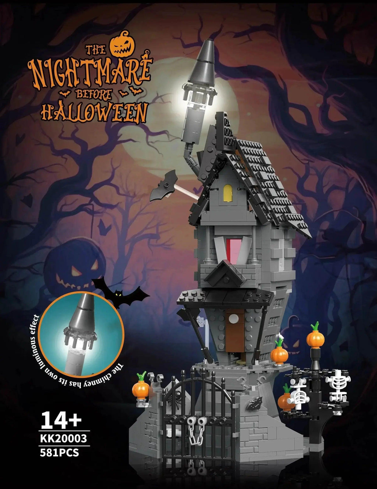  MOC 581PCS Nightmareal Castle Building Blocks DIY Toys For Kids -  ToylandEU™
