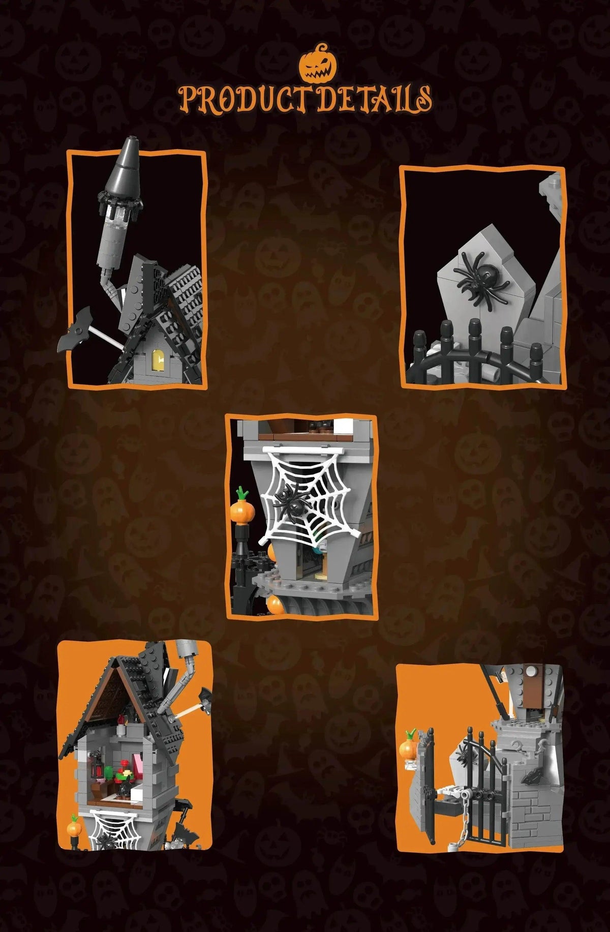  MOC 581PCS Nightmareal Castle Building Blocks DIY Toys For Kids -  ToylandEU™