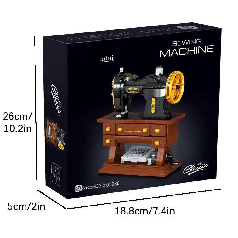  MOC 633PCS Simulation Retro Sewing Machine Building Blocks Model -  ToylandEU™