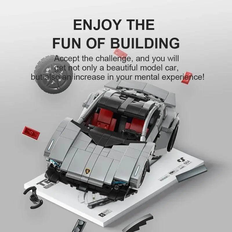  MOC 684PCS Technical Boomerang Racing Car Building Blocks Toys -  ToylandEU™