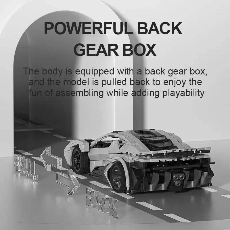  MOC 684PCS Technical Boomerang Racing Car Building Blocks Toys -  ToylandEU™