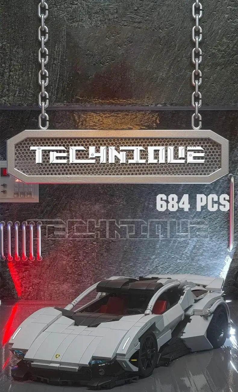  MOC 684PCS Technical Boomerang Racing Car Building Blocks Toys -  ToylandEU™