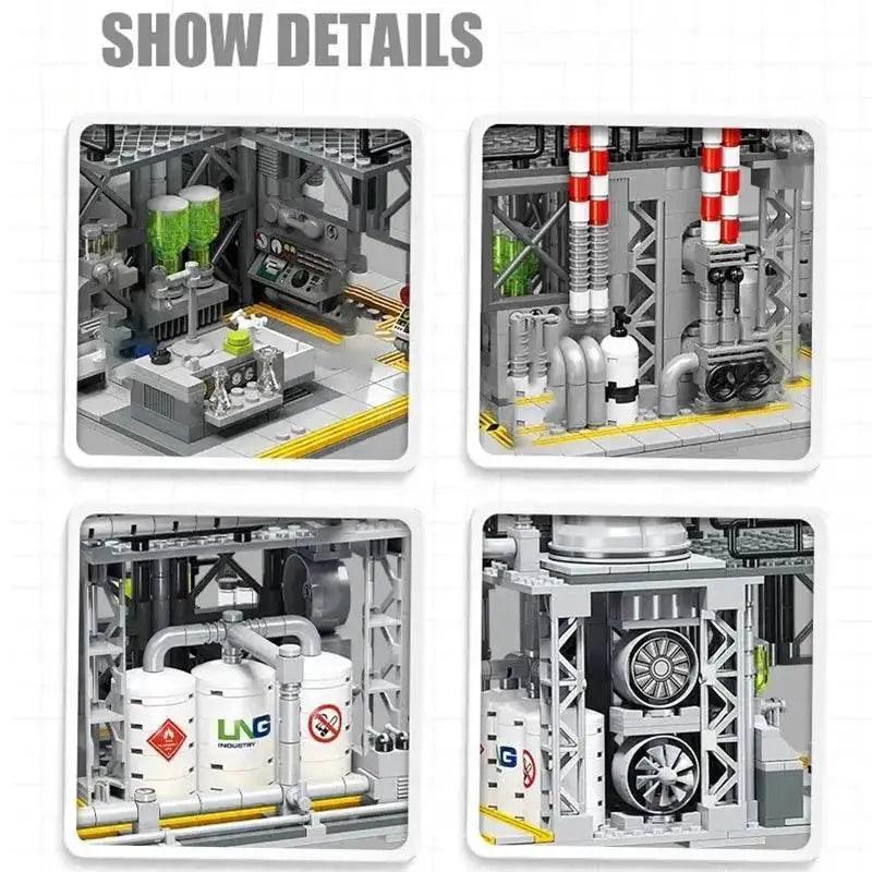  MOC 717PCS Chemical Plant Building Blocks Toys for Kids Gifts -  ToylandEU™