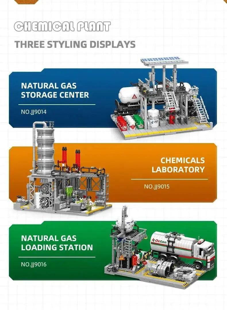 MOC 717PCS Chemical Plant Building Blocks Toys for Kids Gifts -  ToylandEU™