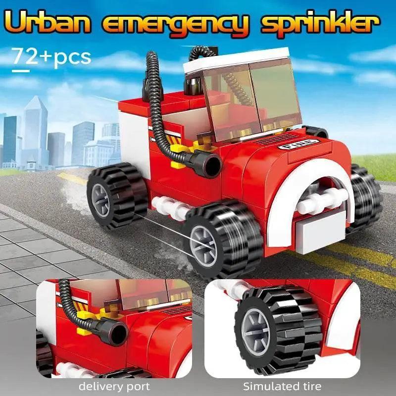  MOC 8 in 1 Fire Truck Building Blocks City Scaling Ladder Toy -  ToylandEU™