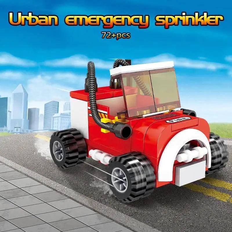  MOC 8 in 1 Fire Truck Building Blocks City Scaling Ladder Toy -  ToylandEU™