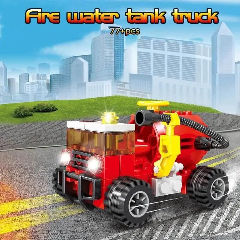  MOC 8 in 1 Fire Truck Building Blocks City Scaling Ladder Toy -  ToylandEU™