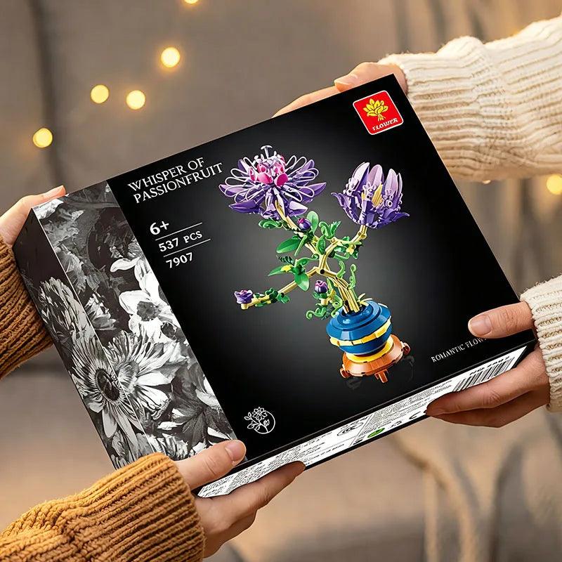  Building Block Set|865 Piece Rose Bouquet|Toylandeu™ 