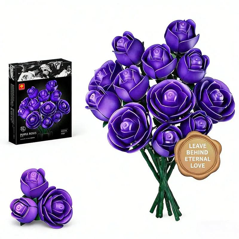  Building Block Set|865 Piece Rose Bouquet|Toylandeu™ 