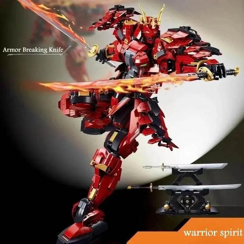  MOC 923PCS Flame War Warrior Mecha Building Blocks Model Toys -  ToylandEU™
