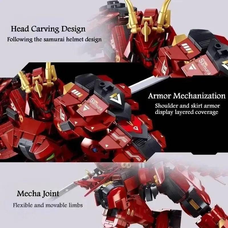  MOC 923PCS Flame War Warrior Mecha Building Blocks Model Toys -  ToylandEU™