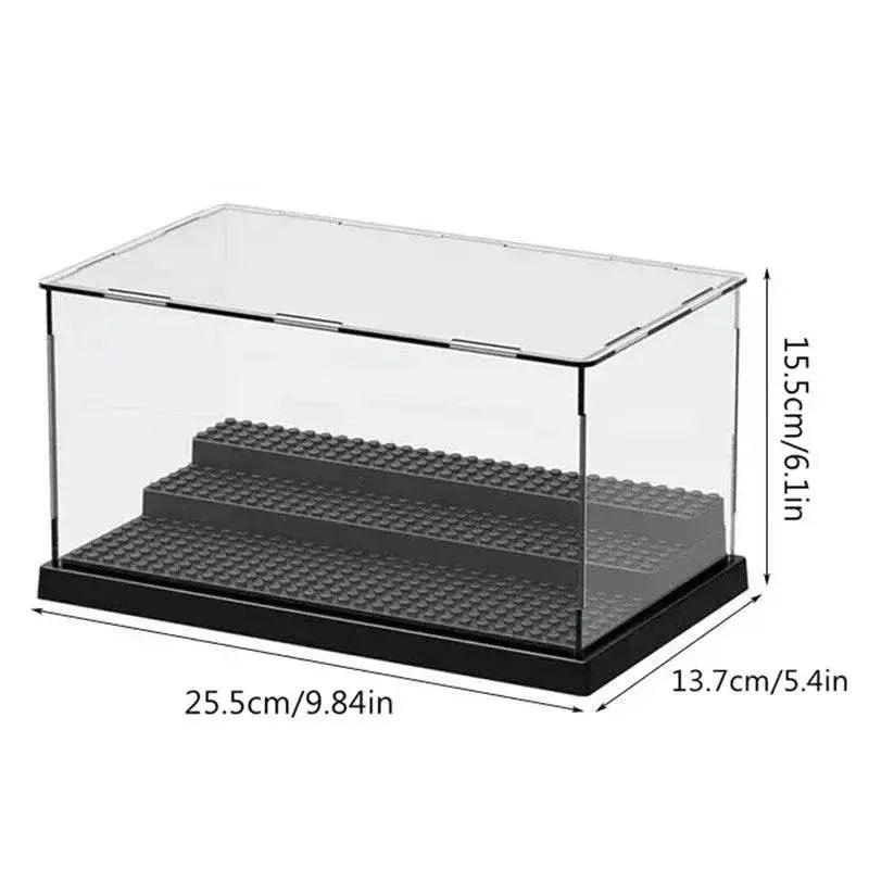 MOC Acrylic Transparent Display Box Building Blocks Model Assemble Dust Cover Figures Toys Protection Showcase Compatible With Brand -  ToylandEU™