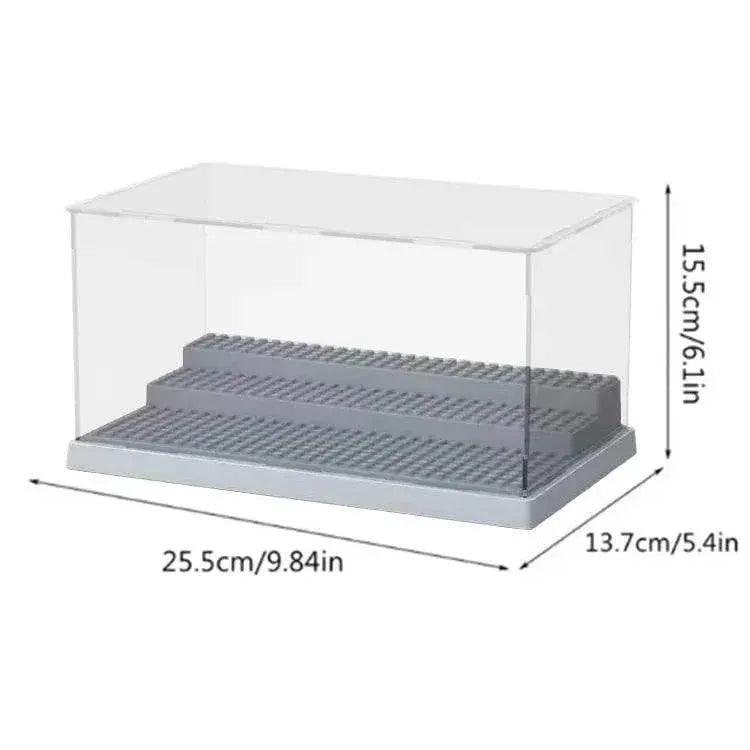  MOC Acrylic Transparent Display Box Building Blocks Model Assemble Dust Cover Figures Toys Protection Showcase Compatible With Brand -  ToylandEU™