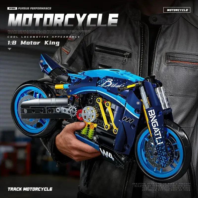  Adult Motorcycle Building Blocks Kit High Tech Model -  ToylandEU™